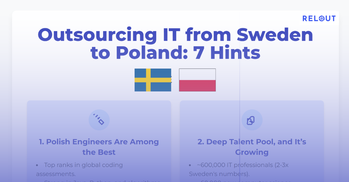 outsourcing it from sweden to poland: 7 hints